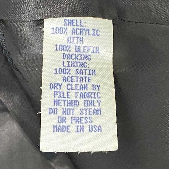 Vintage J. Percy Marvin Richards Faux Fur Jacket Leopard Print Hood Zip Size L - Picture 9 of 9